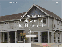 Tablet Screenshot of eldoradosonoma.com